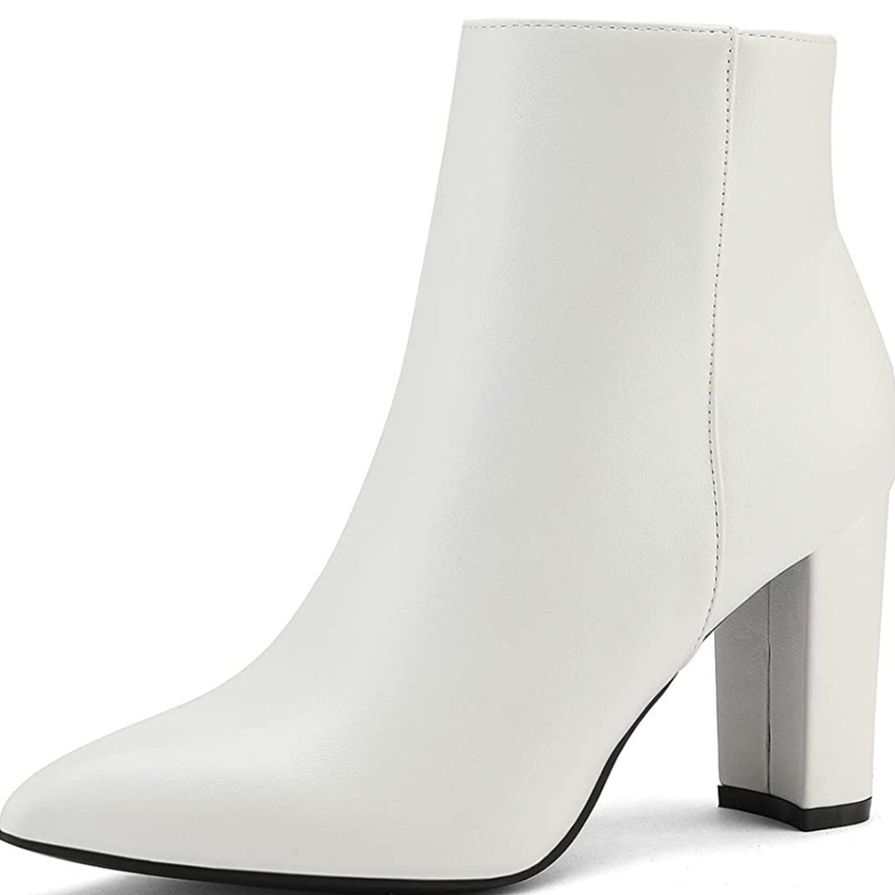 DREAM PAIRS Women's Chunky High Heel Ankle Booties
